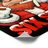 Six Seven 67 Meme Bigfoot Funny Chistmas Men Women Poster (Ecke)