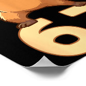 Six Seven 67 Meme Capybara Funny 67 Capybara For K Poster (Ecke)