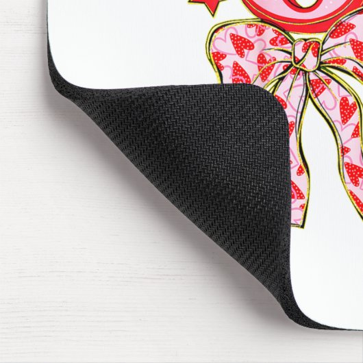 Six Seven 67 Meme Coquette Bow 6 7 Valentines Day  Mousepad (Ecke)