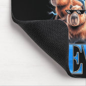 Six Seven 67 Meme Funny Capybara Bootleg Graphic  Mousepad (Ecke)