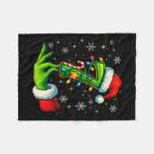 Six Seven 67 Meme Funny Christmas Couple Matching Fleecedecke (Vorderseite (Horizontal))