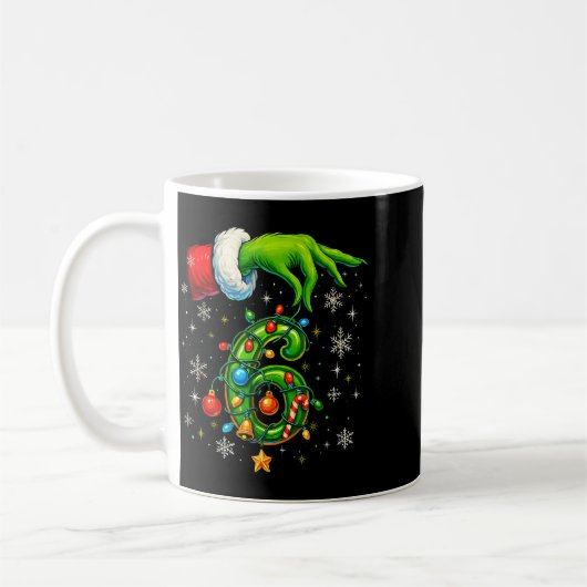 Six Seven 67 Meme Funny Christmas Couple Matching Kaffeetasse (Links)