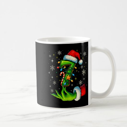Six Seven 67 Meme Funny Christmas Couple Matching Kaffeetasse (Rechts)