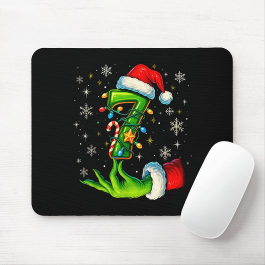 Six Seven 67 Meme Funny Christmas Couple Matching  Mousepad (Mit Mouse)