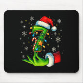Six Seven 67 Meme Funny Christmas Couple Matching  Mousepad (Vorne)