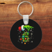 Six Seven 67 Meme Funny Christmas Couple Matching  Schlüsselanhänger (Vorderseite)