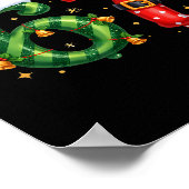 Six Seven 67 Meme Funny Christmas Santa Gen Alpha  Poster (Ecke)