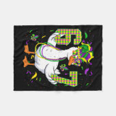 Six Seven 67 Meme Goose With Jester Hat & Bead Fleecedecke (Vorderseite (Horizontal))