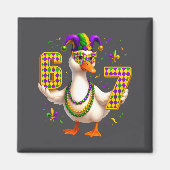 Six Seven 67 Meme Goose With Jester Hat &amp; Bead Magnet (Vorne)