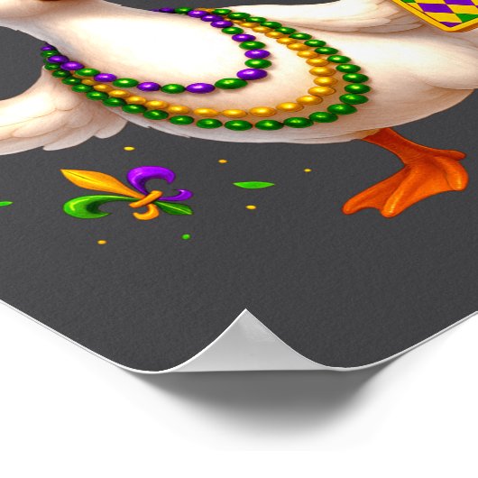 Six Seven 67 Meme Goose With Jester Hat &amp; Bead Poster (Ecke)