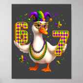 Six Seven 67 Meme Goose With Jester Hat &amp; Bead Poster (Vorne)