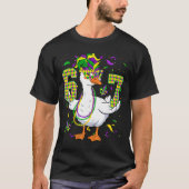 Six Seven 67 Meme Goose With Jester Hat &amp; Bead T-Shirt (Vorderseite)