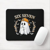 Six Seven 67 Meme Lustiger Geist Halloween 6 7 Paa Mousepad (Mit Mouse)