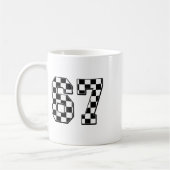 Six Seven 67 Meme Nummer 67  Kaffeetasse (Links)
