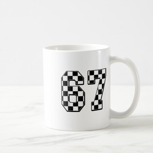 Six Seven 67 Meme Nummer 67  Kaffeetasse (Rechts)