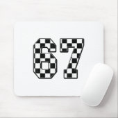 Six Seven 67 Meme Nummer 67 Mousepad (Mit Mouse)