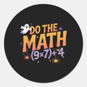 Six Seven 67 Meme Rechne nach Halloween Alpha Gen Runder Aufkleber