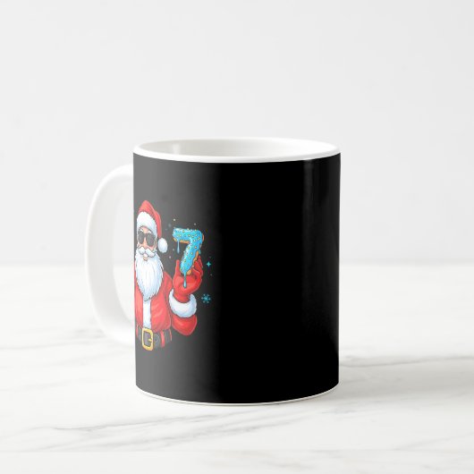 Six Seven 67 Meme Santa 67 Ice Cream Drip Christma Kaffeetasse (Vorderseite Links)
