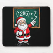 Six Seven 67 Meme Santa Math Teacher Christmas Men Mousepad (Vorne)