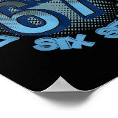 Six Seven 67 Meme Slang Trend Phrase Cool Youth Ki Poster (Ecke)