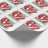 Six Seven 67 Meme Xmas Christmas Wrapping Paper Geschenkpapier (Ecke)