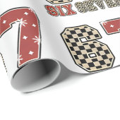 Six Seven 67 Meme Xmas Christmas Wrapping Paper Geschenkpapier (Rolleneckpunkt)