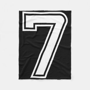 Six Seven 67 passende Zahl 7 Halloween Geburtstag Fleecedecke
