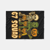 Six Seven 67 Squad Skeleton Pumpkin Halloween Boys Fleecedecke (Vorderseite (Horizontal))