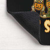 Six Seven 67 Squad Skeleton Pumpkin Halloween Boys Mousepad (Ecke)