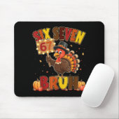 Six Seven 67 Thanksgiving Meme Funny Thankful Turk Mousepad (Mit Mouse)