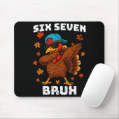 Six Seven 67 Thanksgiving Meme Funny Thankful Turk Mousepad (Mit Mouse)