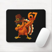Six-seven-67-thanksgiving-meme-funny-thankful-turk Mousepad (Mit Mouse)