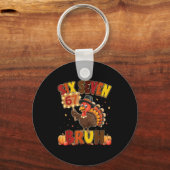Six Seven 67 Thanksgiving Meme Funny Thankful Turk Schlüsselanhänger (Vorderseite)