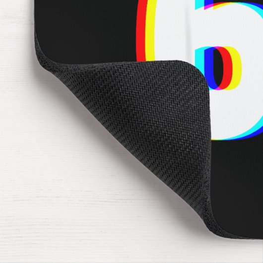 Six Seven 6 7 Edm Optical Illusion Mousepad (Ecke)