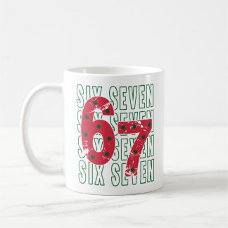 Six Seven 6 7 Funny Meme Mug Kaffeetasse