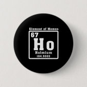 Six Seven 6 7 Funny Number Meme Button (Vorderseite)