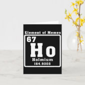 Six Seven 6 7 Funny Number Meme  Karte (Gelbe Blume)