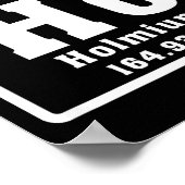 Six Seven 6 7 Funny Number Meme  Poster (Ecke)