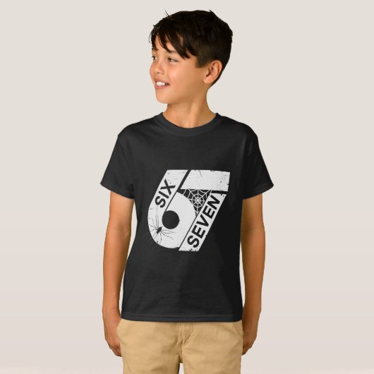 Six Seven 6 7 Meme 6 7 Halloween Costume T-Shirt (Vorne ganz)