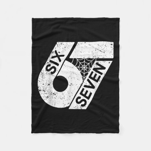 Six Seven 6 7 Meme 6 7 Halloween Kostüm Fleecedecke (Vorderseite)