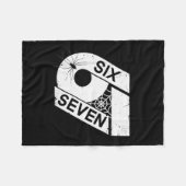 Six Seven 6 7 Meme 6 7 Halloween Kostüm Fleecedecke (Vorderseite (Horizontal))