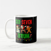 Six Seven 6 7 Meme Dabbing Santa Gingerbread Chris Kaffeetasse (Links)