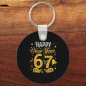 Six Seven 6 7 Meme Funny Happy New Year 67 Men Wom Schlüsselanhänger (Vorderseite)