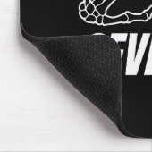 Six Seven 6 7 Meme Funny Skeleton Hands Sign Let's Mousepad (Ecke)