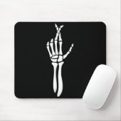 Six Seven 6 7 Meme Funny Skeleton Hands Sign Let's Mousepad (Mit Mouse)