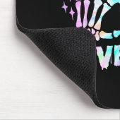 Six Seven 6 7 Meme Funny Skeleton Hands Sign Let's Mousepad (Ecke)