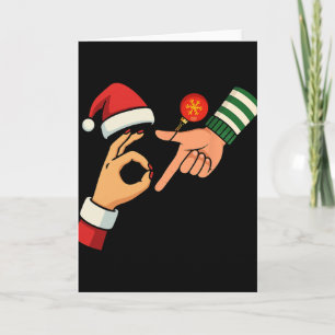 Six Seven 6 7 Meme Gen Alpha Slang 67 Weihnachten  Karte