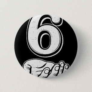 Six Seven 6 7 Meme Gen Alpha Slang 6 7 Hände Paar Button