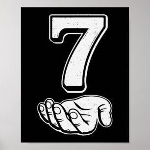 Six Seven 6 7 Meme Gen Alpha Slang 6 7 Hände Paar Poster