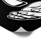 Six Seven 6 7 Meme Gen Alpha Slang 6 7 Hands Coupl Poster (Ecke)
